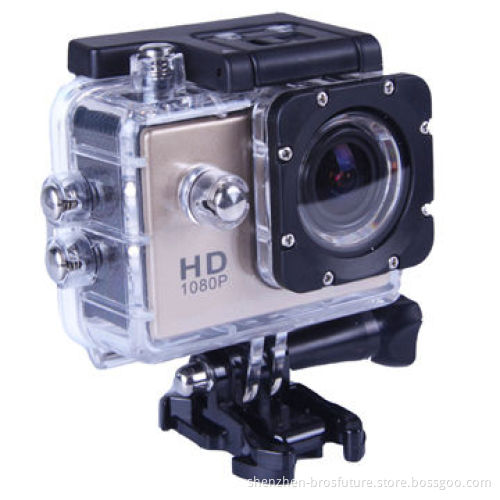 Helmet WiFi camera, FHD1080P at 30fps 1.5" LCD screen, waterproof, 60m